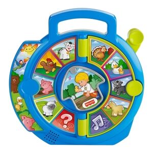 Fisher-Price Blue and Green Animal Sound Wheel